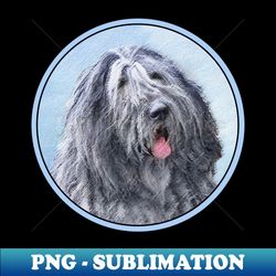 Bergamasco Sheepdog Painting - Cute Original Dog Art - Unique Sublimation PNG Download - Unleash Your Inner Rebellion