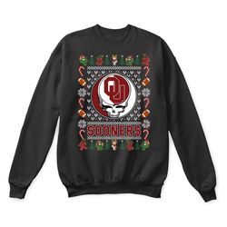 Oklahoma Sooners x Grateful Dead Christmas Ugly Sweater