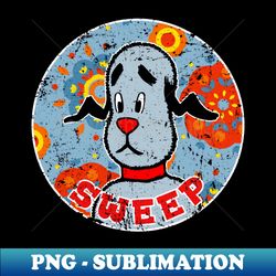 Sweep - The Sooty Show - Distressed Version - Sublimation-Ready PNG File - Stunning Sublimation Graphics