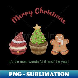 Merry Christmas Its wonderful time of the year - Decorative Sublimation PNG File - Enhance Your Apparel with Stunning Detail