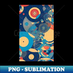 Art Deco and Bauhaus-Inspired Modern Circle Art - Premium Sublimation Digital Download - Defying the Norms