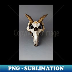 art goat skull - Aesthetic Sublimation Digital File - Perfect for Creative Projects