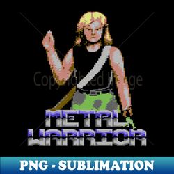 Metal Warrior - PNG Sublimation Digital Download - Unlock Vibrant Sublimation Designs