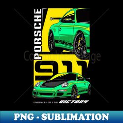 911 GT3 RS Racing Car - Unique Sublimation PNG Download - Fashionable and Fearless