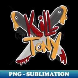kill tony podcast logo with knives out - png transparent digital download file for sublimation - instantly transform your sublimation projects