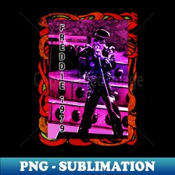 Freddie Mercury Live 1979 - Special Edition Sublimation PNG File - Perfect for Sublimation Mastery