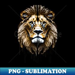 Majestic Lion Portrait - Special Edition Sublimation PNG File - Bring Your Designs to Life