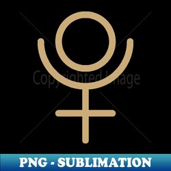 Pluto Solar System Symbol - Elegant Sublimation PNG Download - Bold & Eye-catching
