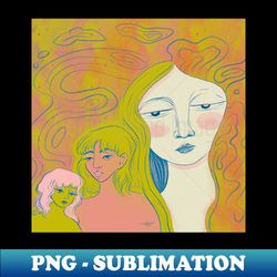 Muses Surrounded by a Haze of Spirits - PNG Sublimation Digital Download - Create with Confidence