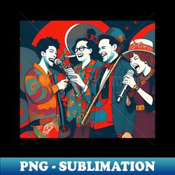 Funky Cafe Jam Sesh - PNG Transparent Digital Download File for Sublimation - Defying the Norms