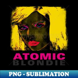 Atomic - PNG Transparent Sublimation Design - Vibrant and Eye-Catching Typography