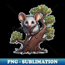 Opossum tree - PNG Sublimation Digital Download - Bring Your Designs to Life