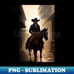 cowboy art - Special Edition Sublimation PNG File - Bold & Eye-catching