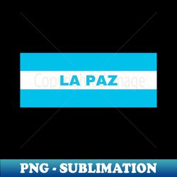 La Paz City in Honduras Flag Colors - PNG Sublimation Digital Download - Enhance Your Apparel with Stunning Detail