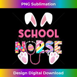 Funny Stethoscope School Nurse Bunny Easter Day Matching - Classic Sublimation PNG File - Craft with Boldness and Assurance