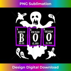 Halloween Periodic Table Science Teacher Boo Ghost - Futuristic PNG Sublimation File - Spark Your Artistic Genius