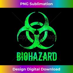 Grunge Style Biohazard Toxic Distressed Novelty Gift - Sleek Sublimation PNG Download - Reimagine Your Sublimation Pieces