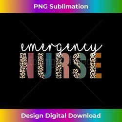 Leopard Emergency Nurse ER Trauma & Emergency Department - Deluxe PNG Sublimation Download - Ideal for Imaginative Endeavors