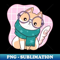Cute Cat - Creative Sublimation PNG Download - Create with Confidence