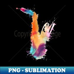 Saxophone musical instrument arts - High-Resolution PNG Sublimation File - Add a Festive Touch to Every Day