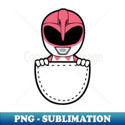 Pink Ranger In The Pocket - Professional Sublimation Digital Download - Perfect for Creative Projects
