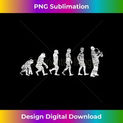 gift for saxophone-player evolution saxophone - timeless png sublimation download - immerse in creativity with every design