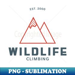 Wildlife Climbing - Retro PNG Sublimation Digital Download - Revolutionize Your Designs