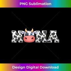 Nana Cow Print Cowboy Animal Pattern Farmer Cow Nana - Artisanal Sublimation PNG File - Reimagine Your Sublimation Pieces