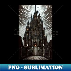 castle fantasy art - Exclusive PNG Sublimation Download - Boost Your Success with this Inspirational PNG Download