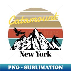 Catamount ski - New York - Aesthetic Sublimation Digital File - Revolutionize Your Designs