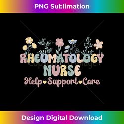 Groovy Rheumatology Nurse Rheumatology Nursing Tank Top - Minimalist Sublimation Digital File - Rapidly Innovate Your Artistic Vision