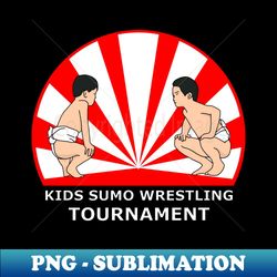 Kids Sumo Wrestling Tournament - Unique Sublimation PNG Download - Capture Imagination with Every Detail