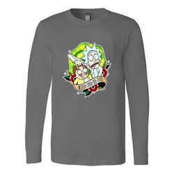 Rickmas Rick And Morty Inspired Christmas Long Sleeve T-Shirt