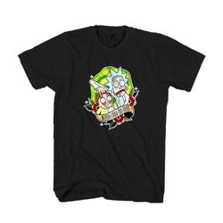 Rickmas Rick And Morty Inspired Christmas Man&8217s T-Shirt