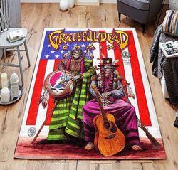Grateful Dead Area Rug / Music Floor Decor Rb7A8E7E6980