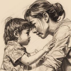 Gentle Embrace: Maternal Love