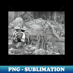 Machu Pichu flute players - Signature Sublimation PNG File - Unlock Vibrant Sublimation Designs