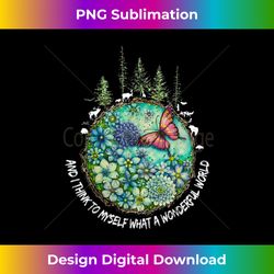 and i think to myself what a wonderful world hippie peace - crafted sublimation digital download - channel your creative rebel