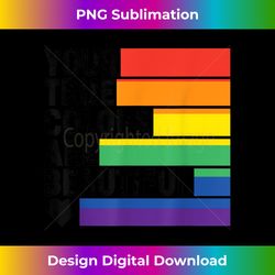 Your True Colors Are Beautiful LGBT Pride Month Gay Lesbian - Minimalist Sublimation Digital File - Lively and Captivating Visuals