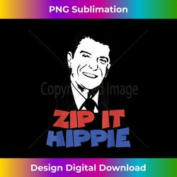 Funny 4th of July America T-shirt USA Zip It Hippie - Bespoke Sublimation Digital File - Craft with Boldness and Assurance