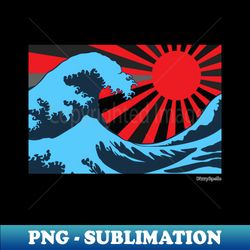The Wave - PNG Transparent Sublimation Design - Unleash Your Creativity