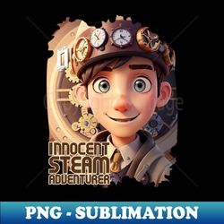 Innocent steam adventurer - Steampunk - Instant Sublimation Digital Download - Instantly Transform Your Sublimation Projects