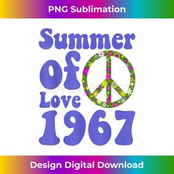 1967 Summer of Love Vintage Tees Sixties Flower Power - Sleek Sublimation PNG Download - Animate Your Creative Concepts