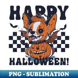HAPPY HALLOWEEN - Exclusive PNG Sublimation Download - Boost Your Success with this Inspirational PNG Download