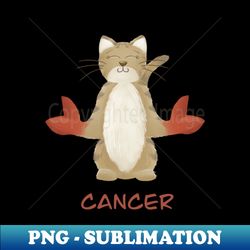 Cancer cat zodiac sign - Instant PNG Sublimation Download - Spice Up Your Sublimation Projects