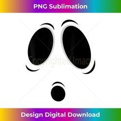 Halloween Ghost Boo Face Graphic Funny Spooky - Innovative PNG Sublimation Design - Tailor-Made for Sublimation Craftsmanship