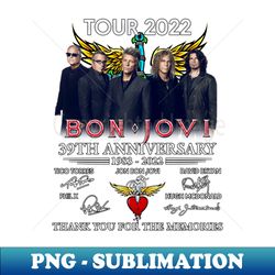 Jovi 39th Anniversary 1993-2022 Signatures Thank You Memories - Professional Sublimation Digital Download - Bring Your Designs to Life