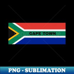 Cape Town City in South African Flag - Stylish Sublimation Digital Download - Create with Confidence