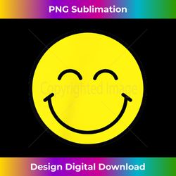 Yellow Smile Face Cute Happy Peace Smiling Face Simple - Minimalist Sublimation Digital File - Infuse Everyday with a Celebratory Spirit