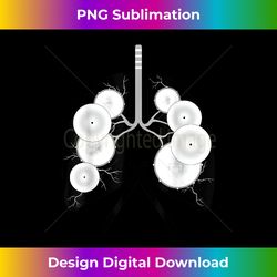 Drummer Lungs Anatomy of Music T- - Drums Tee - Sublimation-Optimized PNG File - Access the Spectrum of Sublimation Artistry